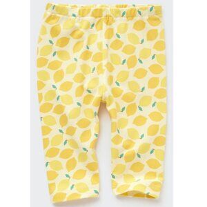 Uniqlo Lemon Print Baby Leggings - size 12-18 months